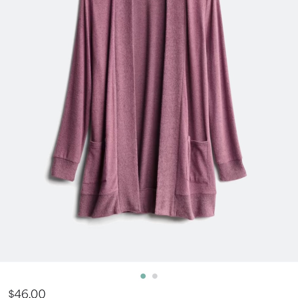 Market & Spruce Pink and Purple Cardigan Sweater